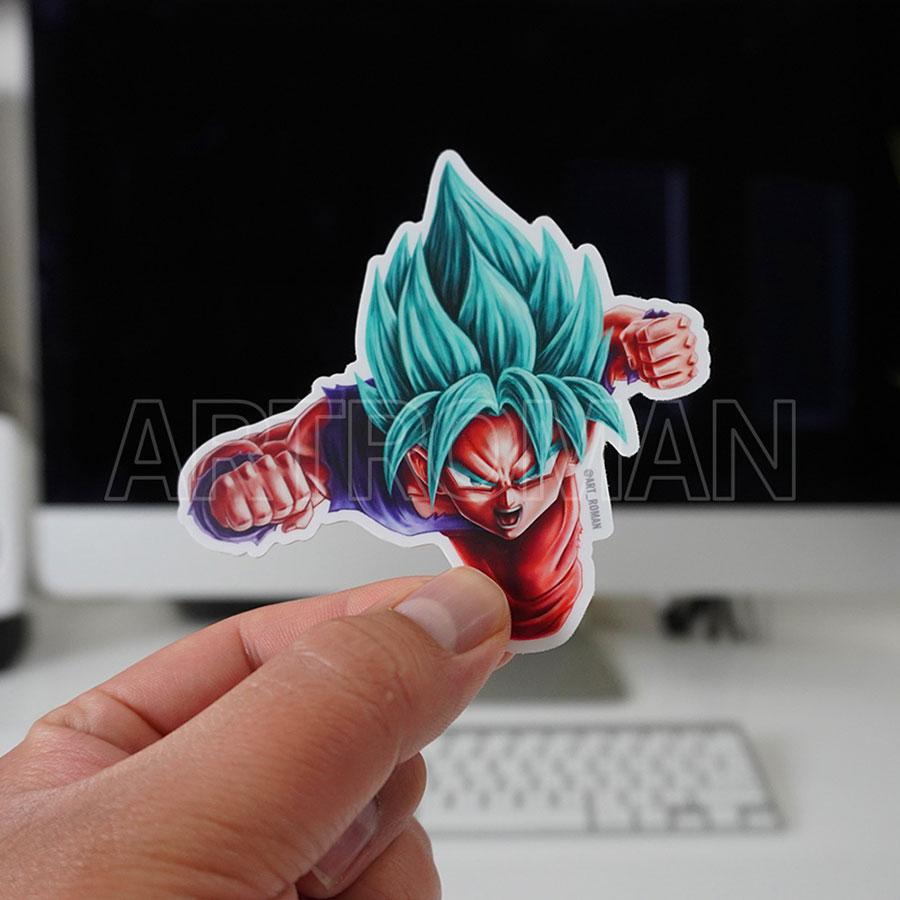 DBZ Set of 7 Small Vinyl Stickers